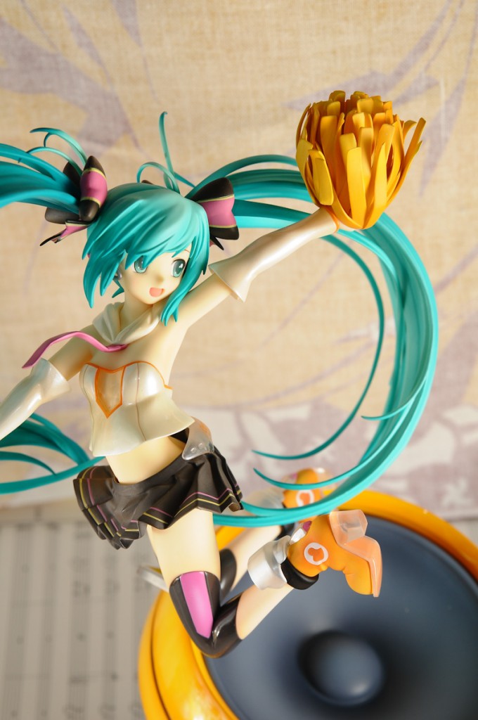 cheerful miku figure